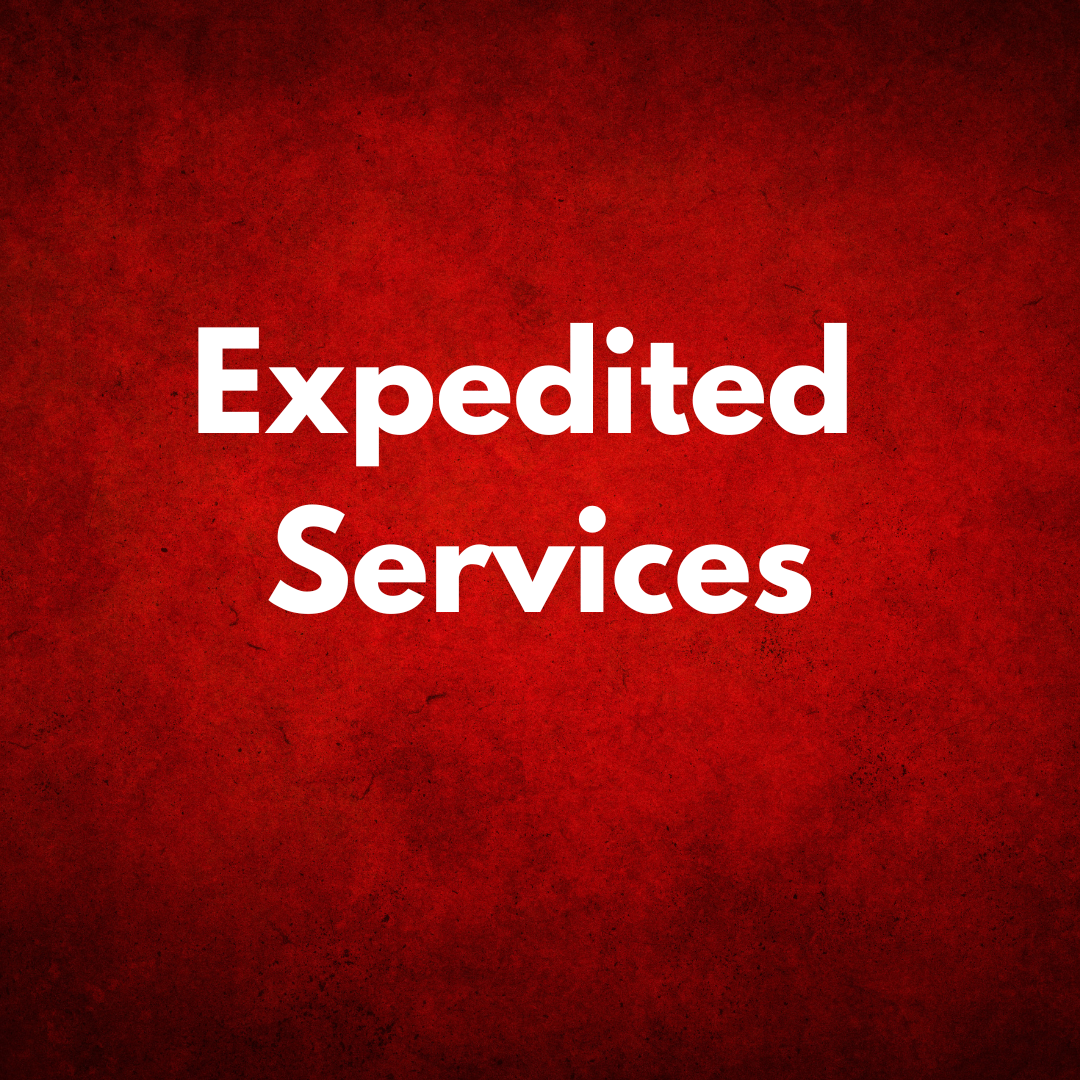 Expedited Services