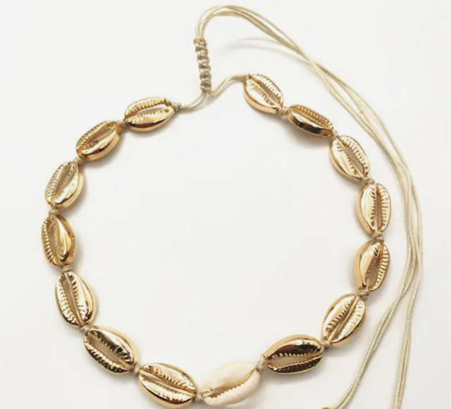 Cowrie Shell Choker