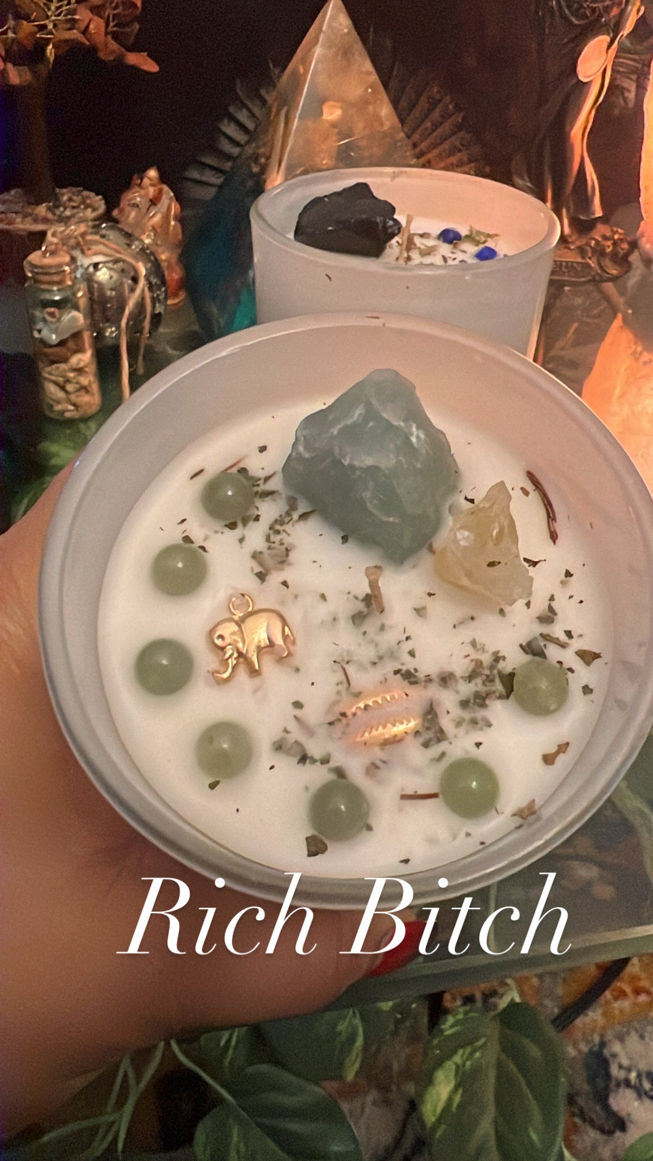 Rich Bitch Candle - Luxury Hoodoo Money Candle