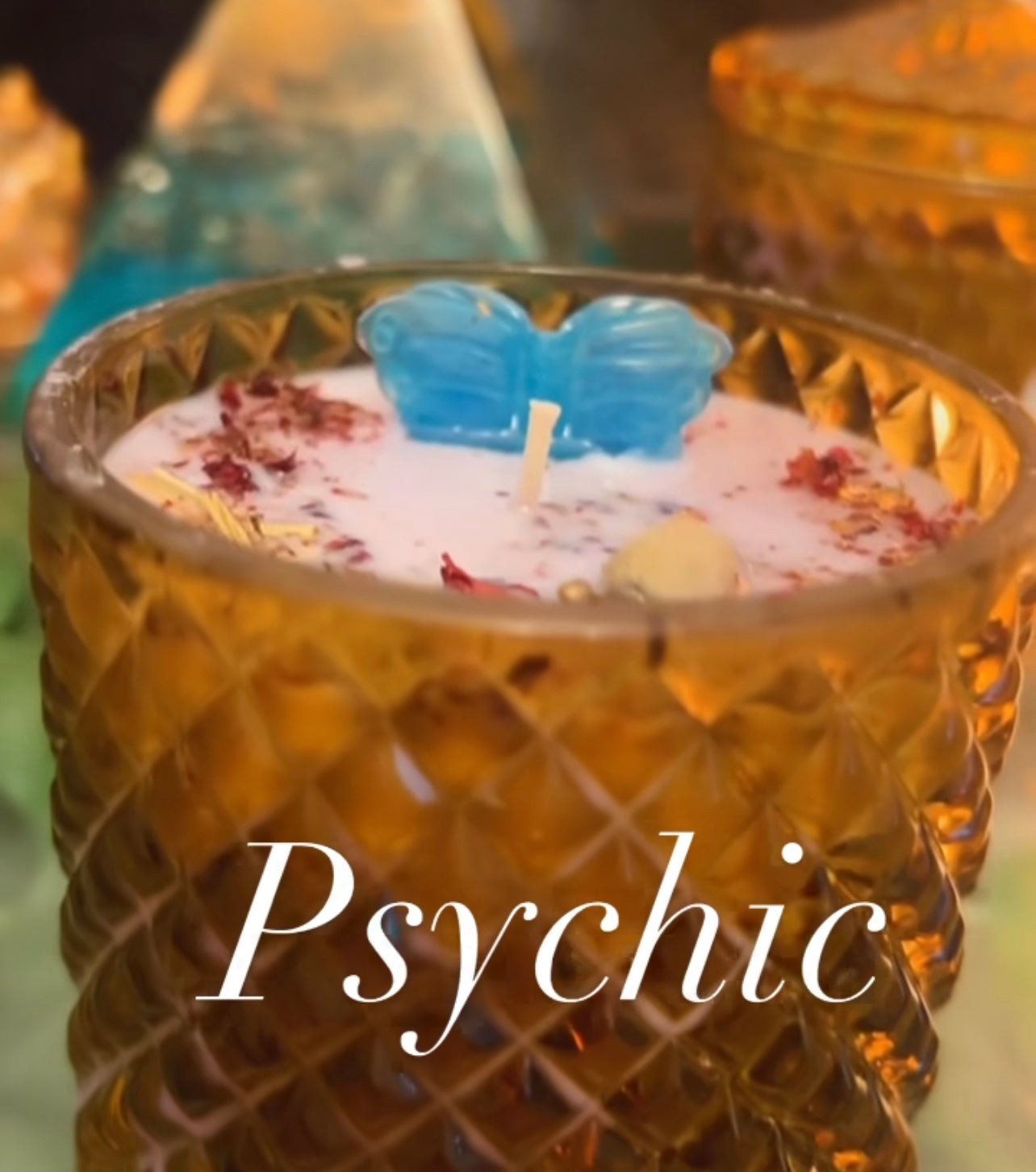 Psychic Candle - Hoodoo Intuition & Third Eye Activation