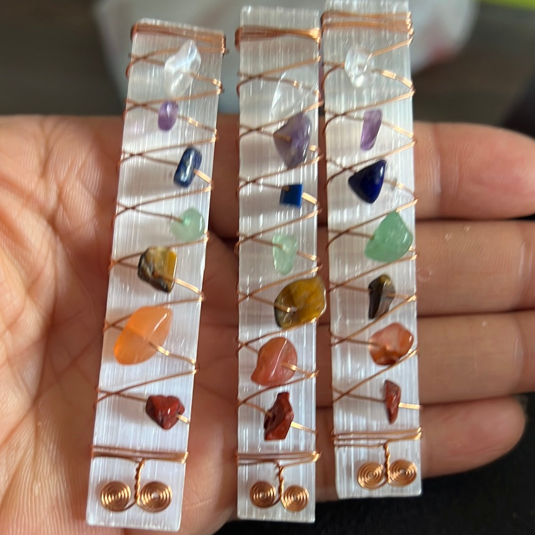 Selenite Reiki Wands