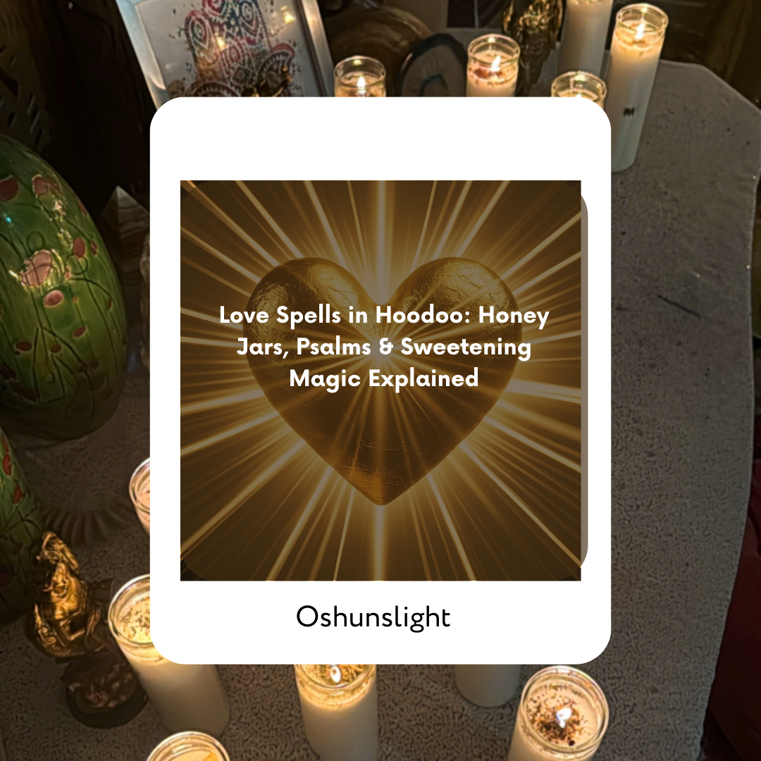 Love Spells in Hoodoo: Honey Jars, Psalms & Sweetening Magic Explained