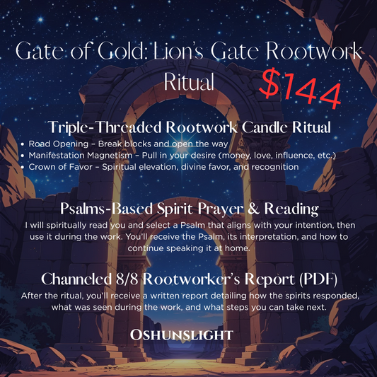 Gate of Gold: Lion’s Gate Rootwork Ritual