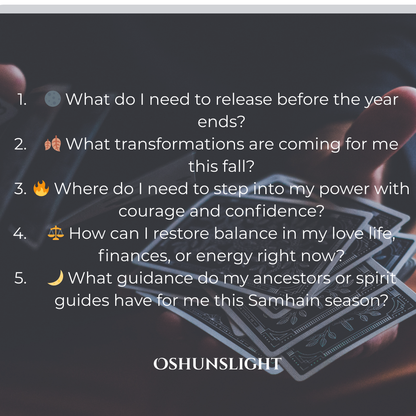 October Tarot Reading Special