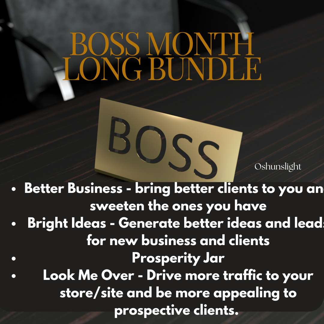 Boss Month Long Service