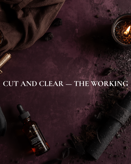 CUT AND CLEAR — THE WORKING