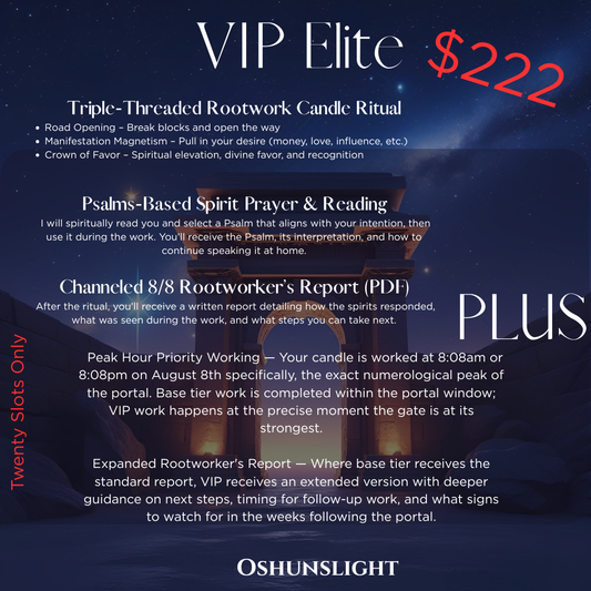VIP ELITE: Gate of Gold: Lion’s Gate Rootwork Ritual