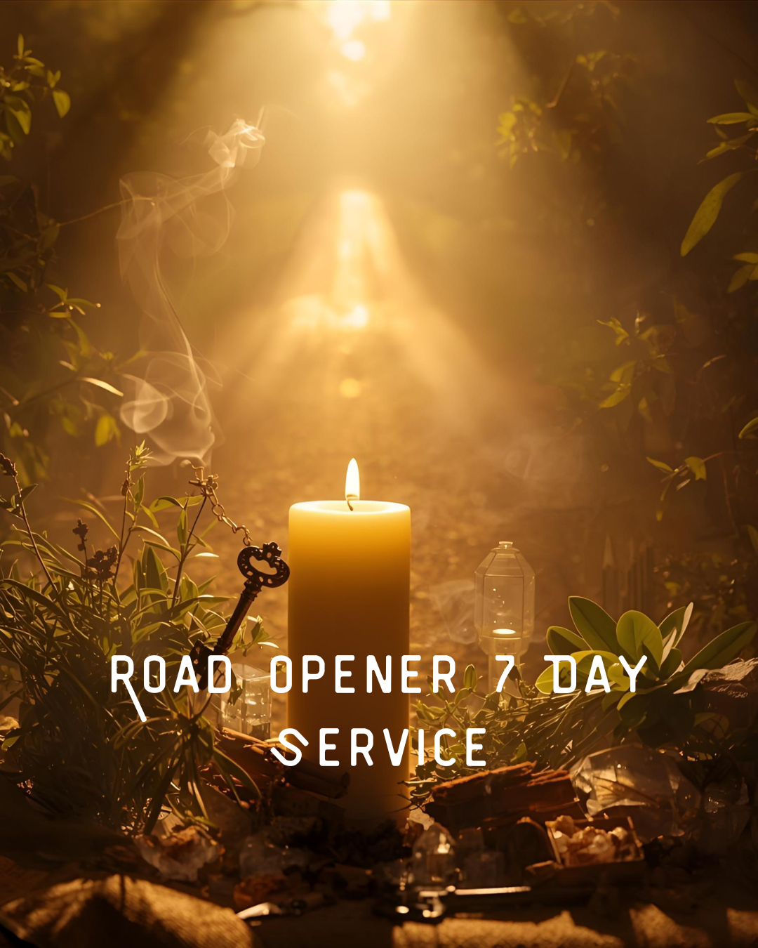 Road Opener Ritual - 7-Day Hoodoo Candle Service