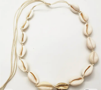 Cowrie Shell Choker