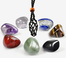 Load image into Gallery viewer, 7 Chakra Reiki Healing Stone Necklace

