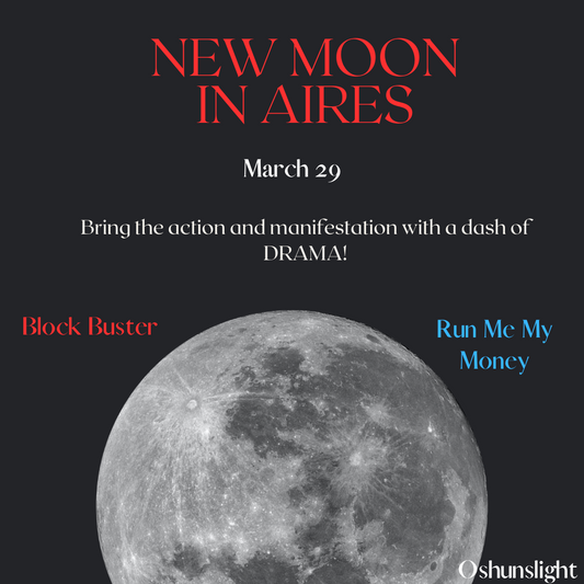 New Moon in Aires RMMM or Block Buster