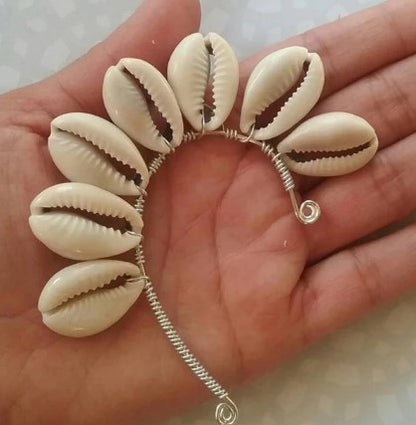 Cowrie Shell  Statement Ear Cuff