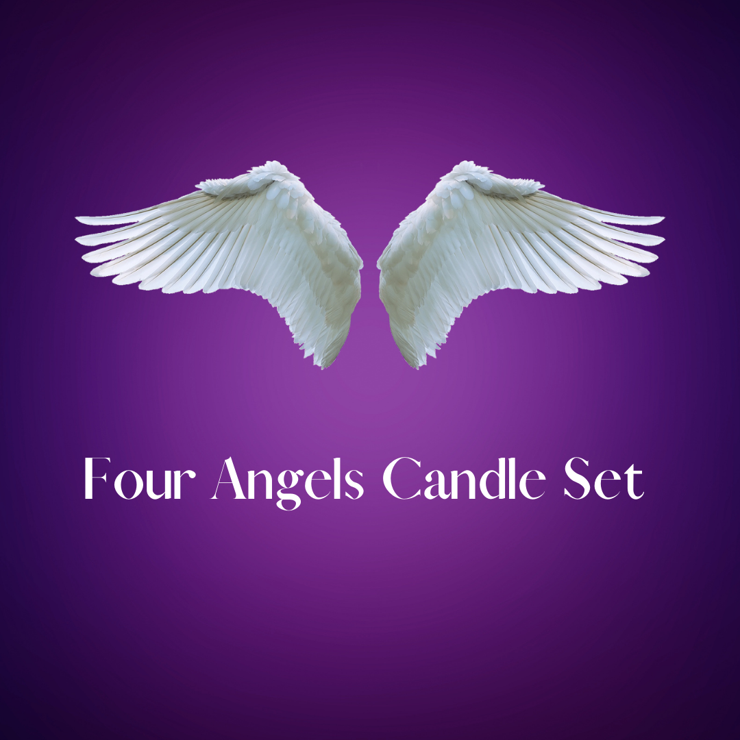 Four Angels Candle Set