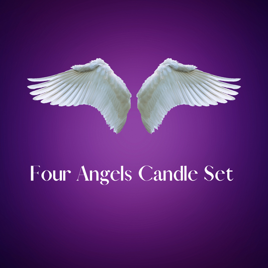 Four Angels Candle Set