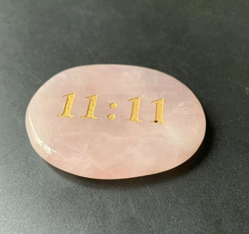 Reiki Infused Rose Quartz 11:11 Manifestation/Healing Stone